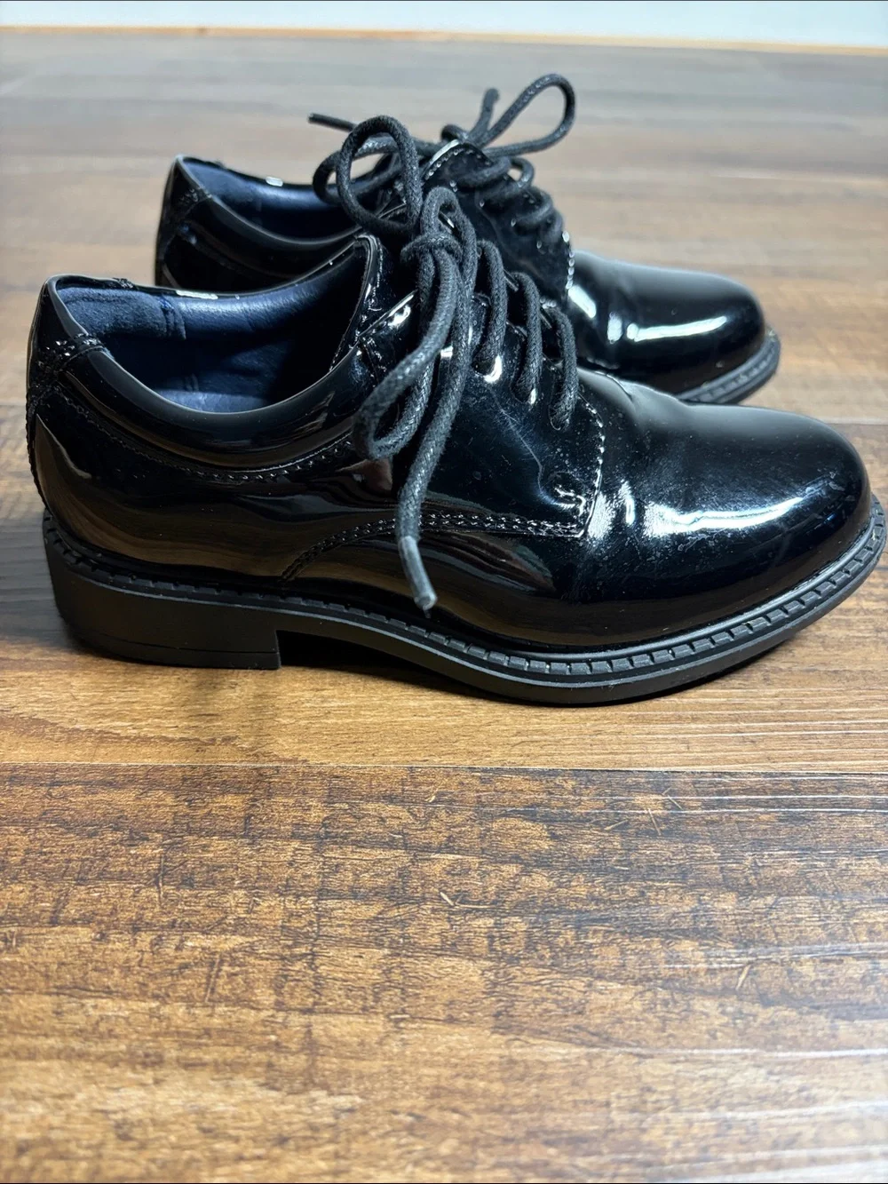 Bruno Marc Kids Black Patent Dress Shoes - Lace-Up